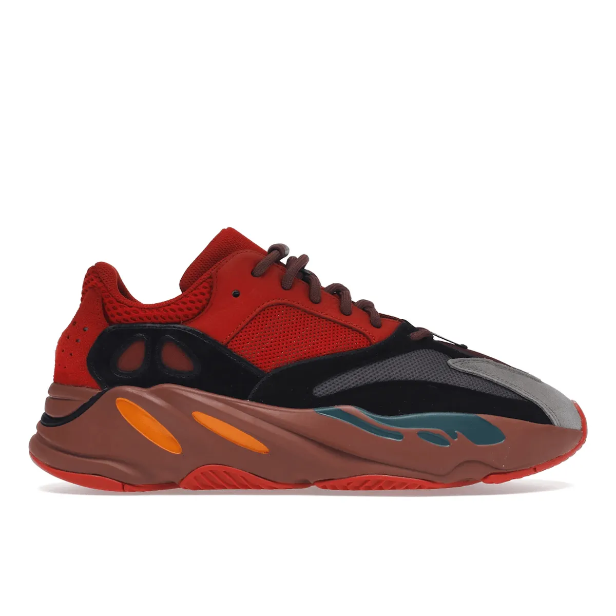 casual - wear fitness shoes Adidas Yeezy Boost 700 Hi-Res Red
