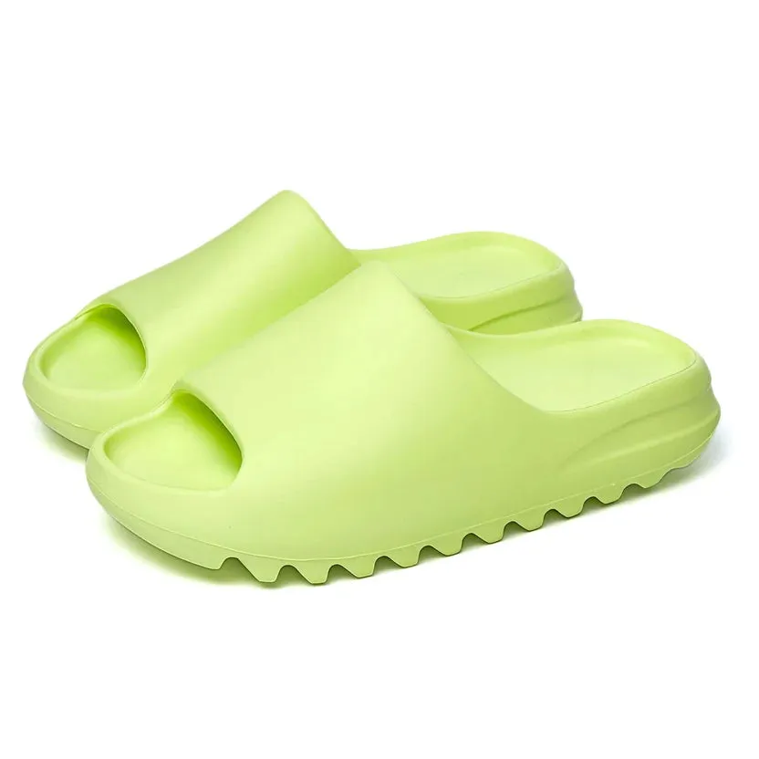 Adidas Yeezy Slide Green Glow Powerful Push