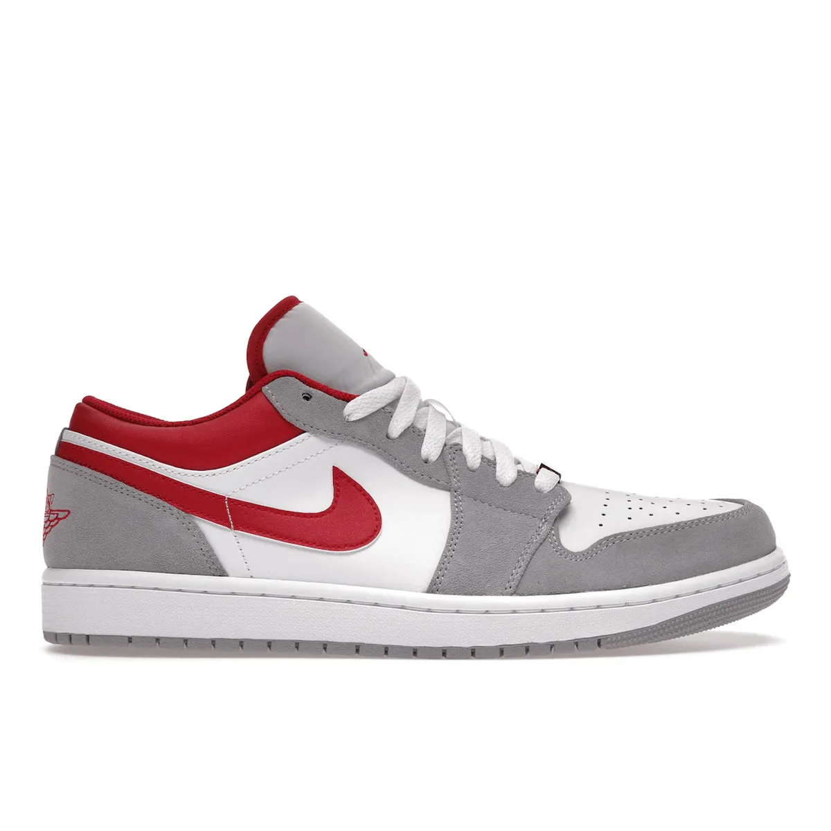 Advanced Cushion Core Air Jordan 1 Low SE Smoke Grey Gym Red