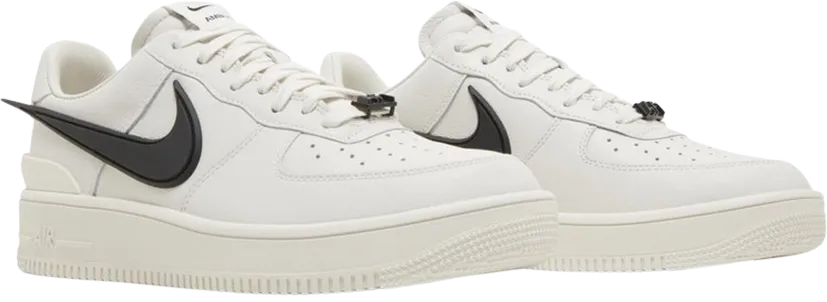 AF1 Ambush White Heel lock