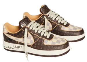 AF1 x OW by Virgil - Brown Monogram Rugged Outsole Action Ride