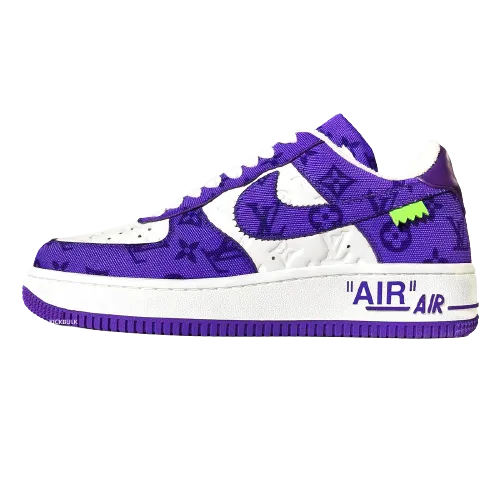 Skater Life AF1 x OW by Virgil - Purple Customs