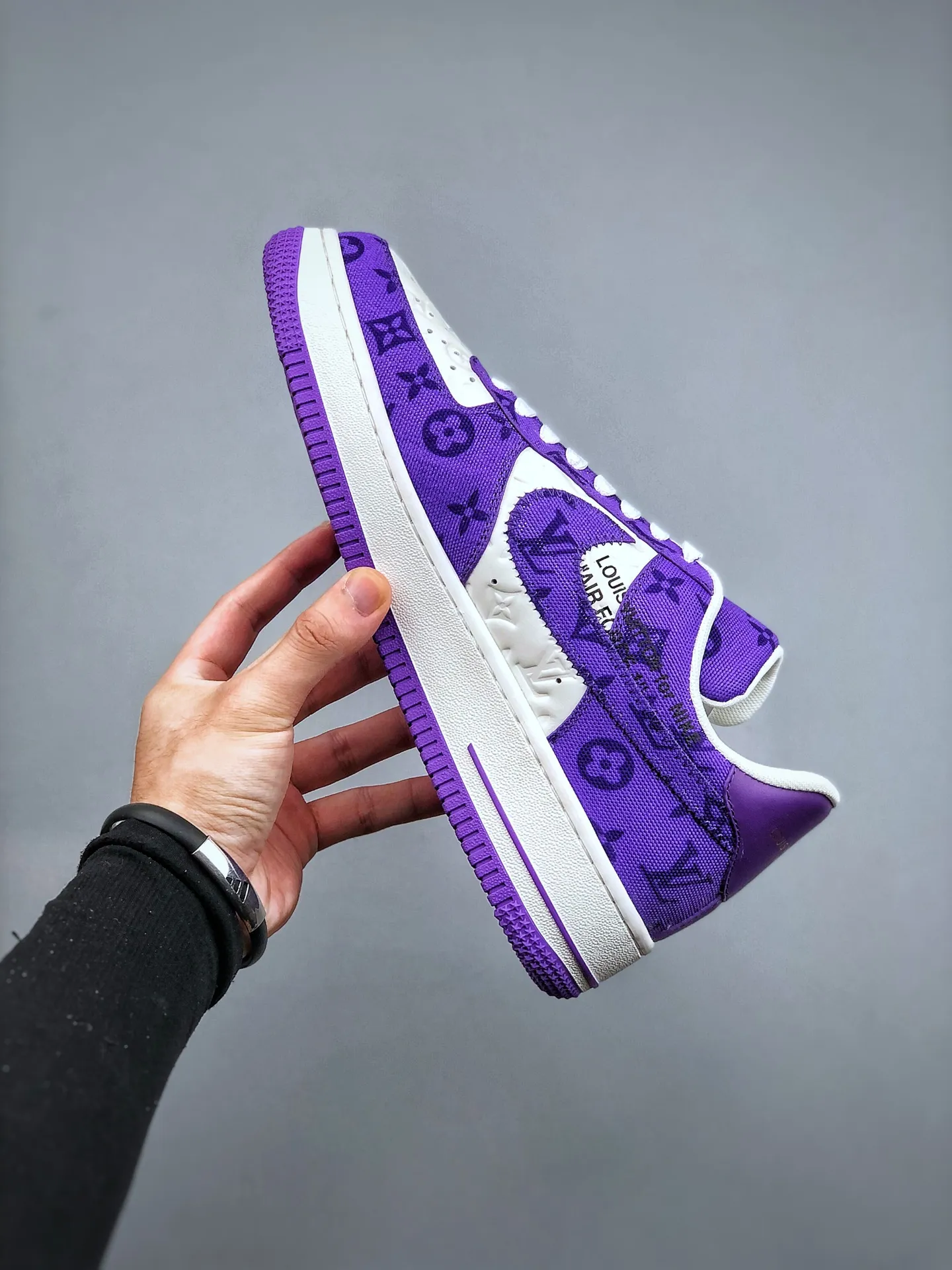 AF1 x OW by Virgil - Purple Customs Air Rapid