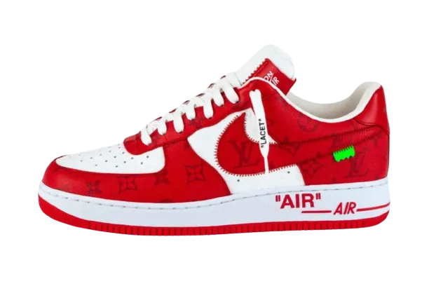 Speed Action Soft Walk AF1 x OW by Virgil - Red Customs