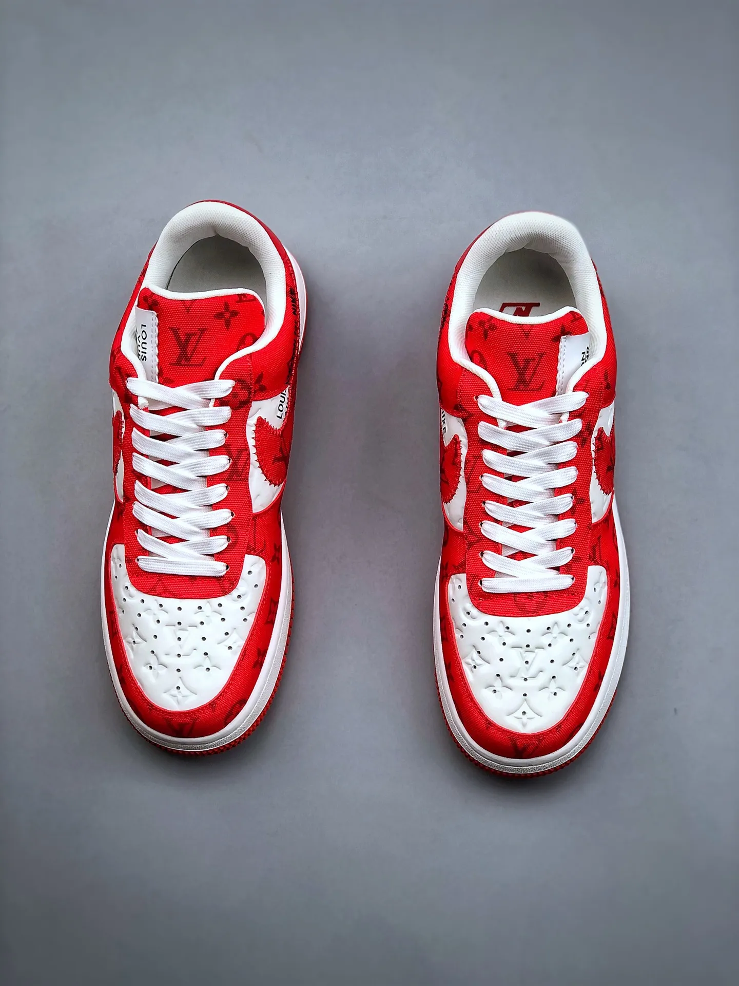 AF1 x OW by Virgil - Red Customs Strong Build