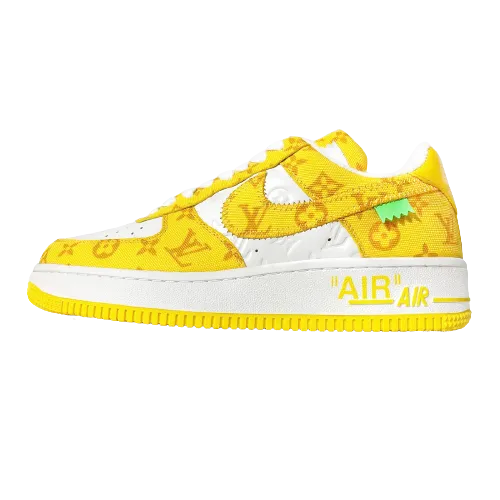 AF1 x OW by Virgil - Yellow Customs Trend Forward Quick Fasten