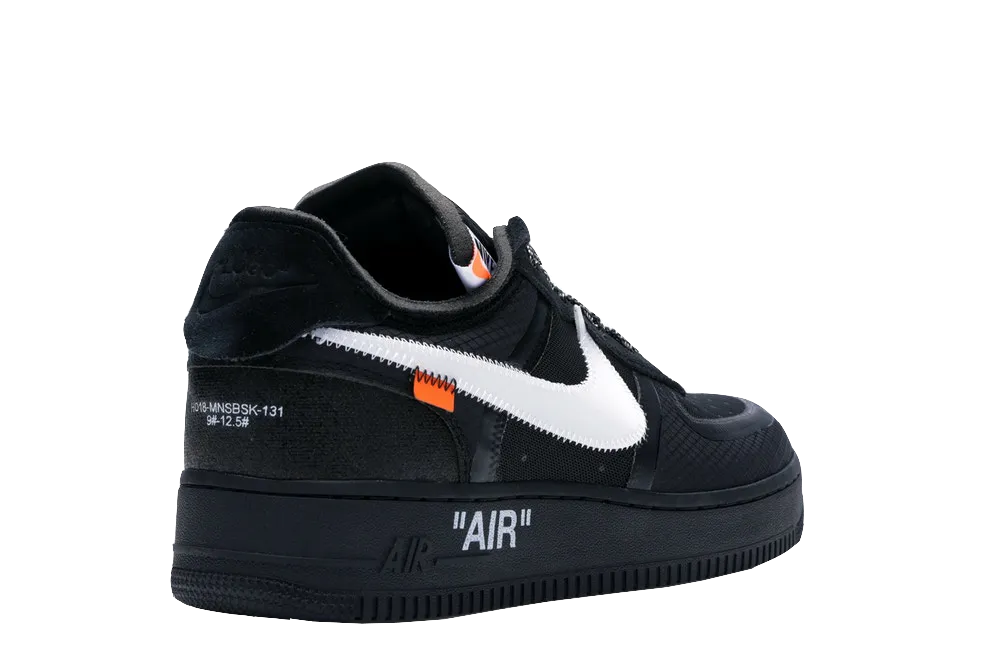 AF1 X OW "THE TEN" Black Fast Pace Max