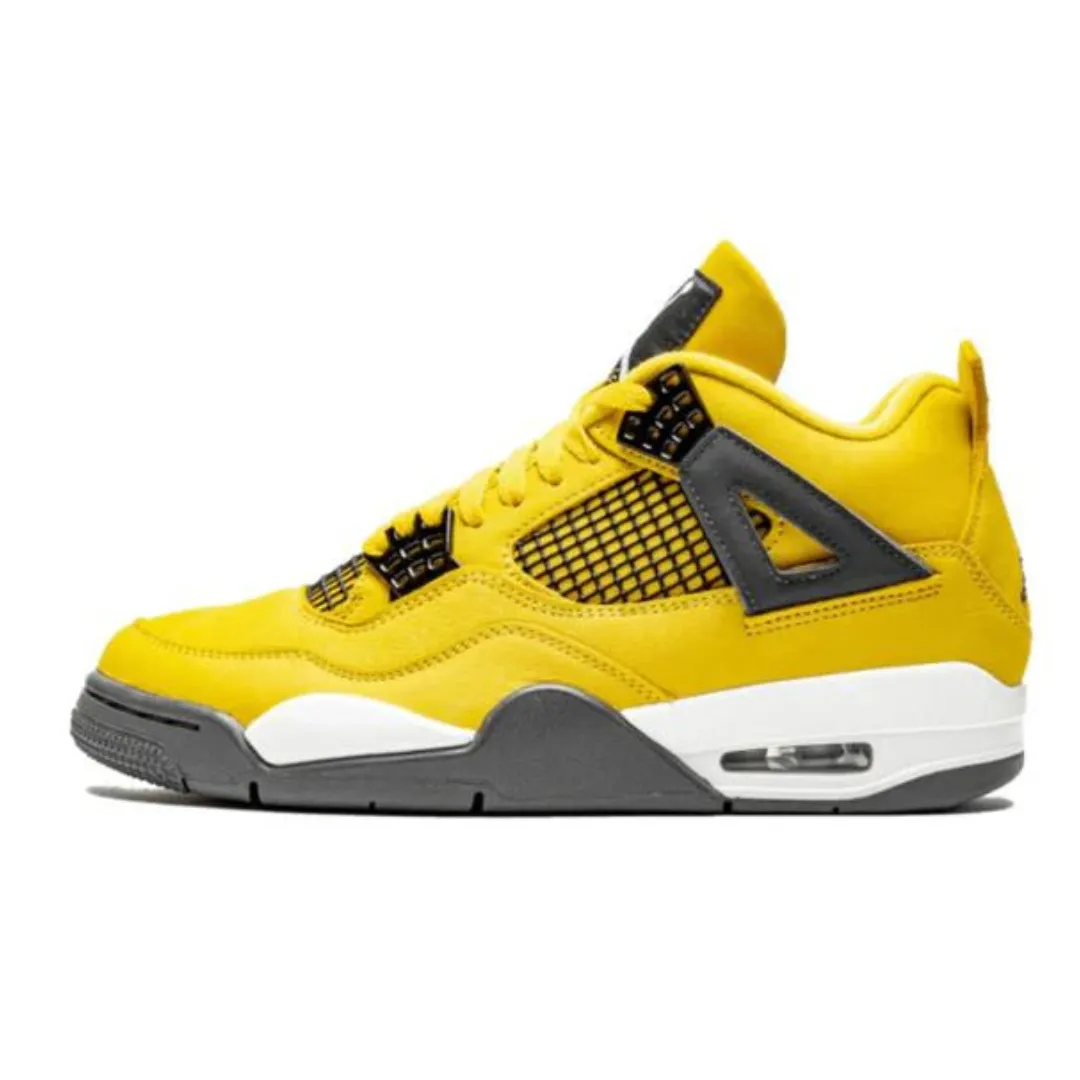 Ageless design Air Jordan 4 Lightning Yellow