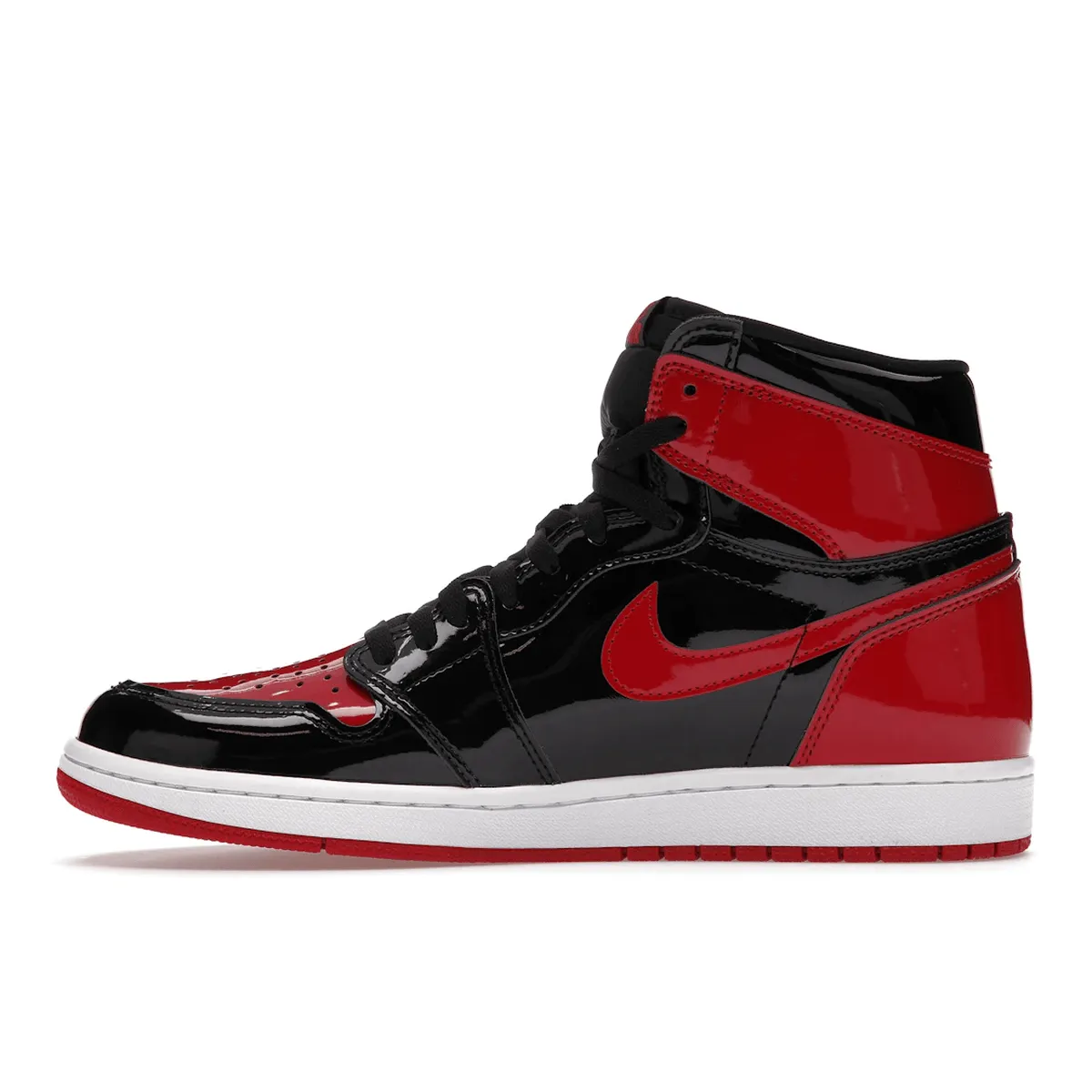 Air Core Cushion Air Jordan 1 Retro High OG Patent Bred