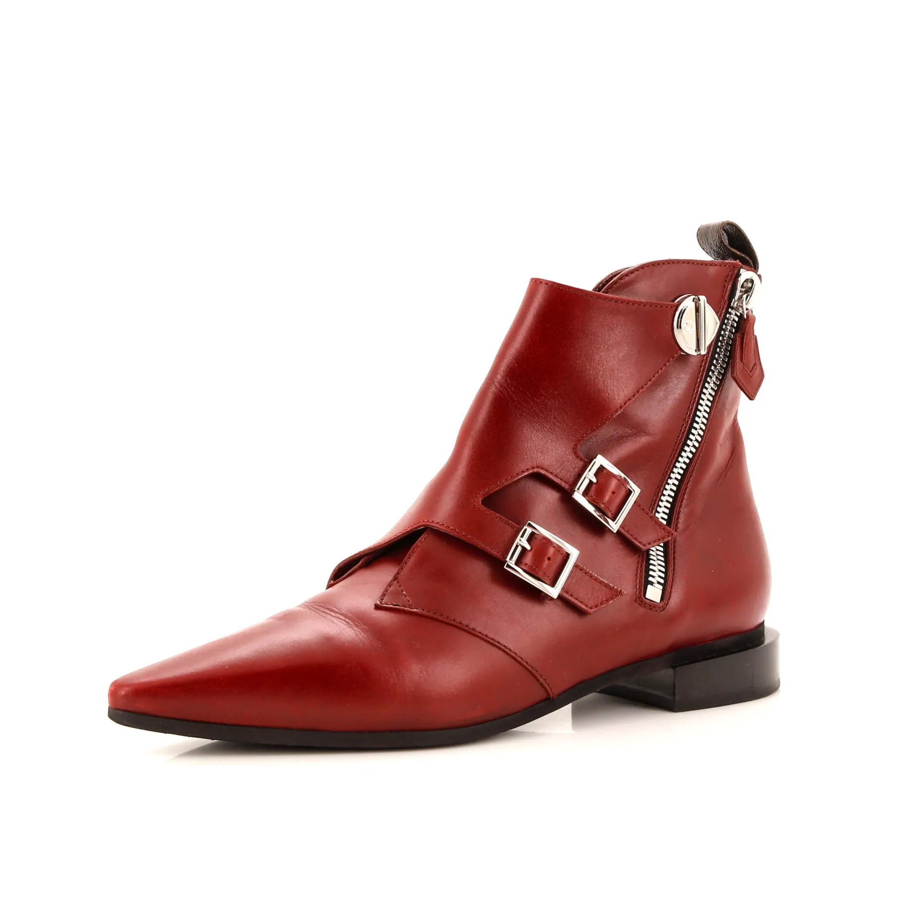 Air Flow Louis Vuitton Women's Jumble Flat Ankle Boots Leather
