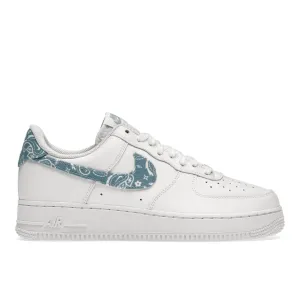 Air Force 1 Blue Paisley Mesh sole Ribbon Soft