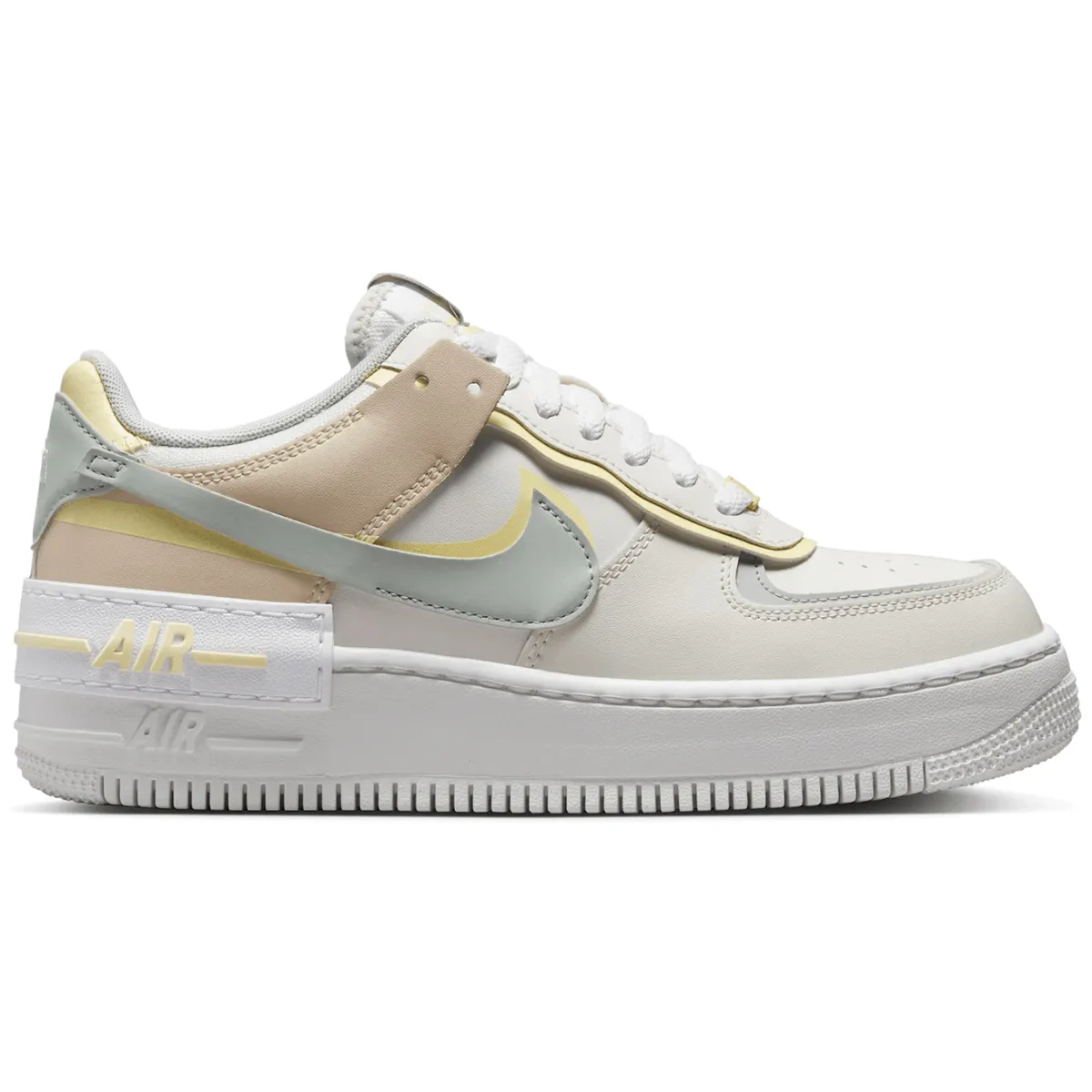 Air Force 1 Low Shadow Sail Light Silver Citron Tint Timeless Look