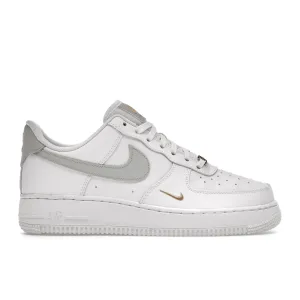 Pattern Sole Bronze Tone Air Force 1 Low White Grey Gold