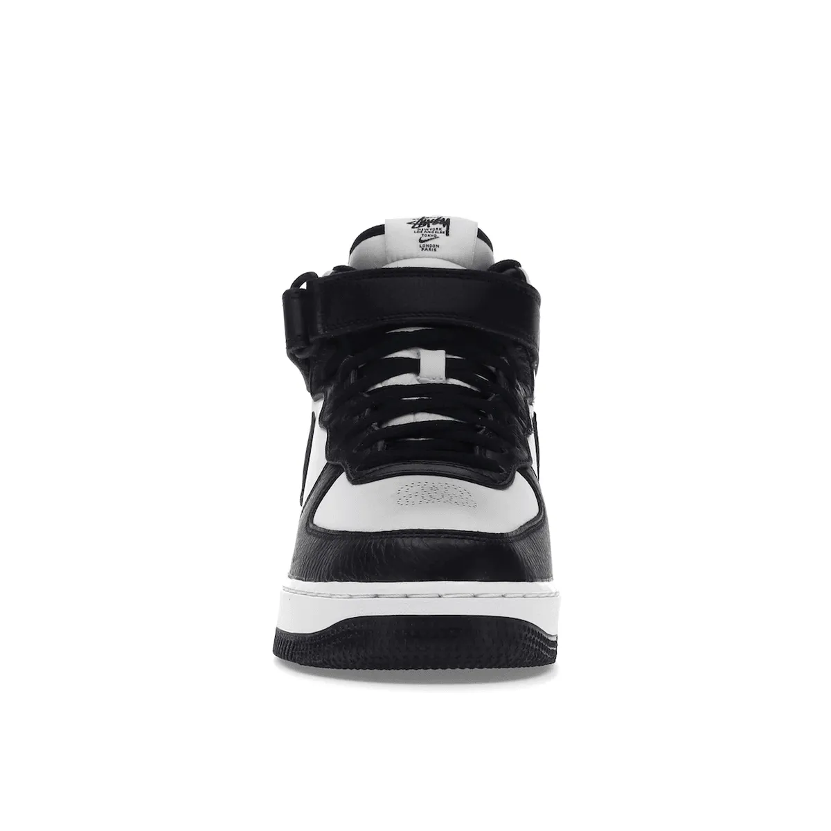 Air Force 1 Mid x Stussy Light Bone Black Durable Build