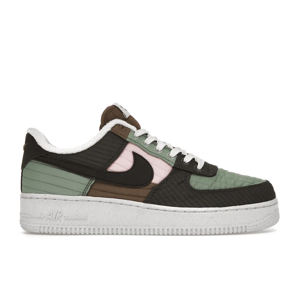 Air Force 1 Toasty Oil Green Scene Edge Mono Glow