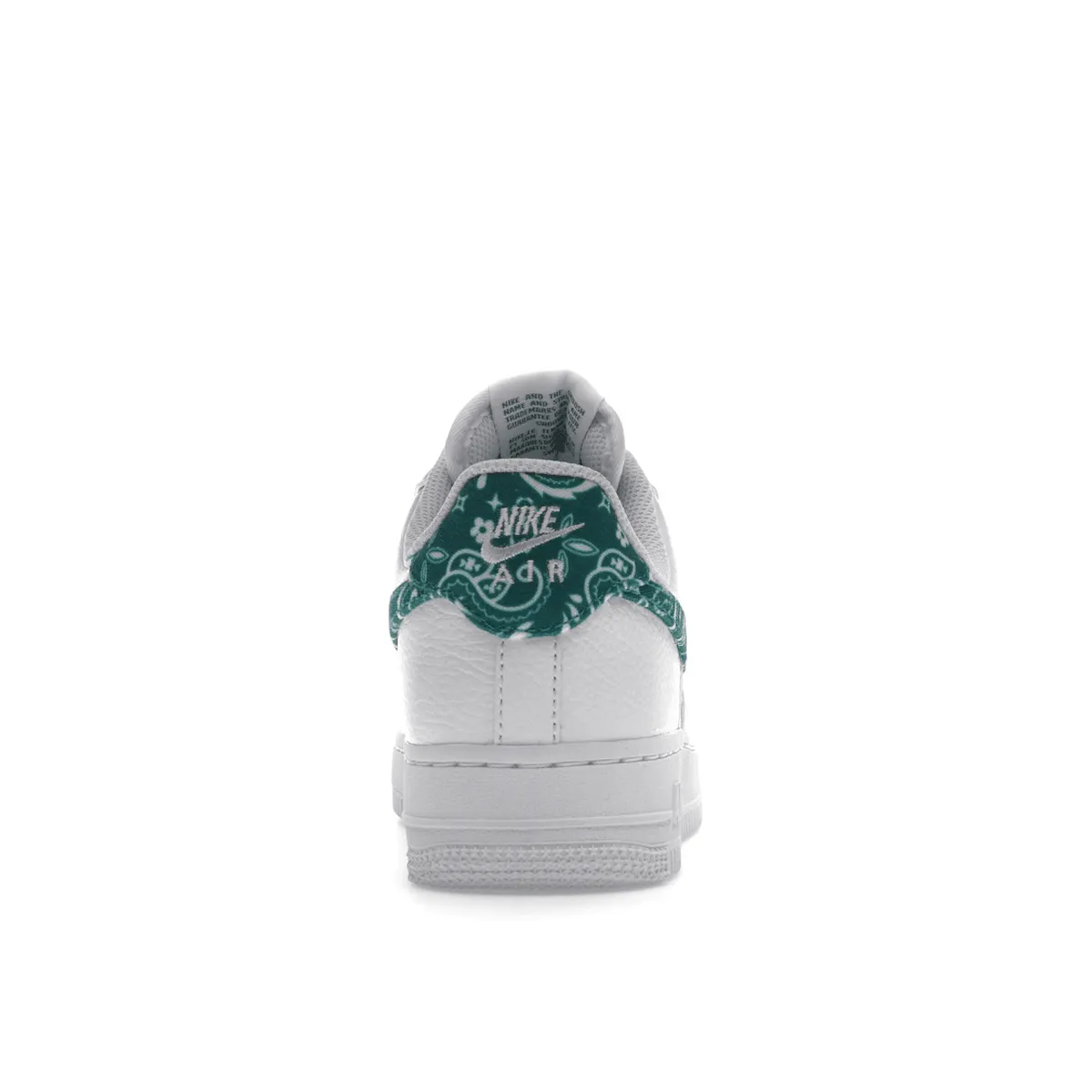 Air Force 1 White Green Paisley Daily Pop