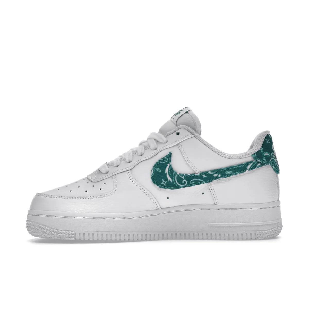 Air Force 1 White Green Paisley Daily Pop