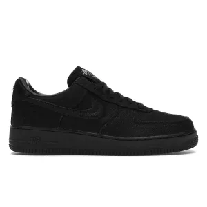 Suede Soft Air Force 1 X Stussy Black
