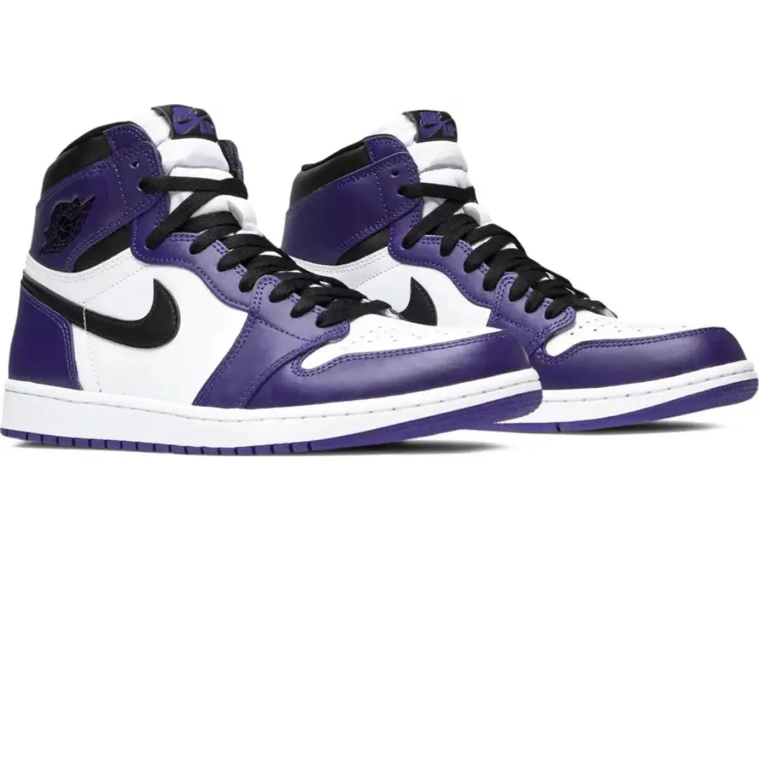 Air Jordan 1 Court Purple Casual Appeal