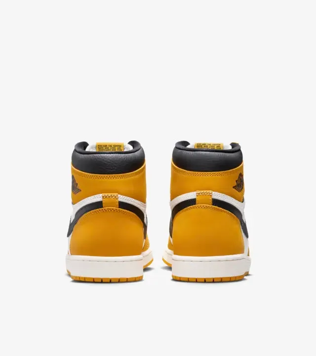 Air Jordan 1 High OG Yellow Ochre Ultra-soft breathability