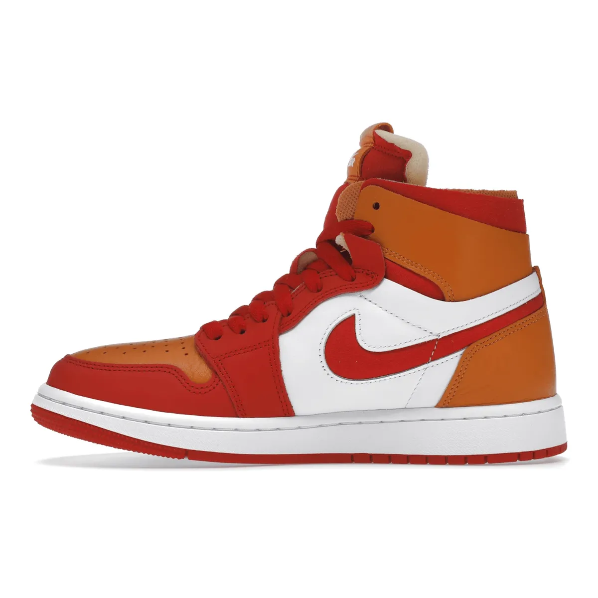 Air Jordan 1 High Zoom Air CMFT Fire Red Hot Curry Enhanced Lift