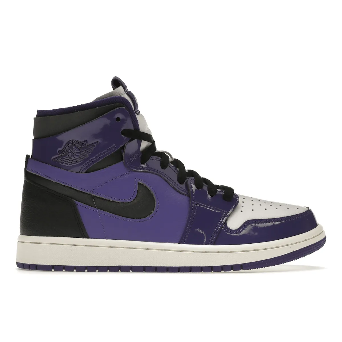 Air Jordan 1 High Zoom Air CMFT Purple Patent Speedy Fit