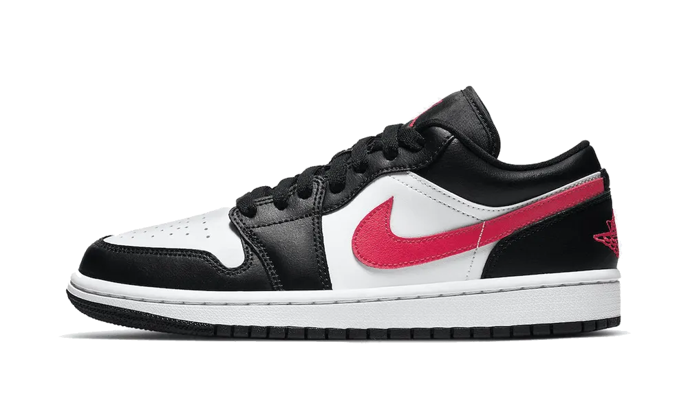 Air Jordan 1 Low Black Siren Red Wide toe box Flexible Midsole