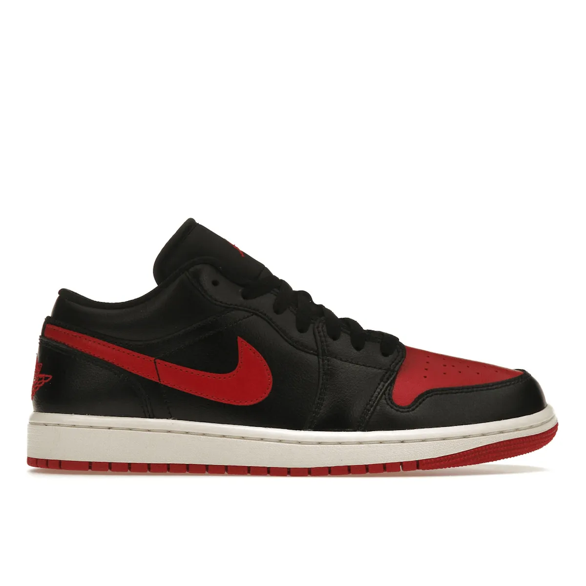 Air Jordan 1 Low Bred Sail Soft Material Easy Slip On