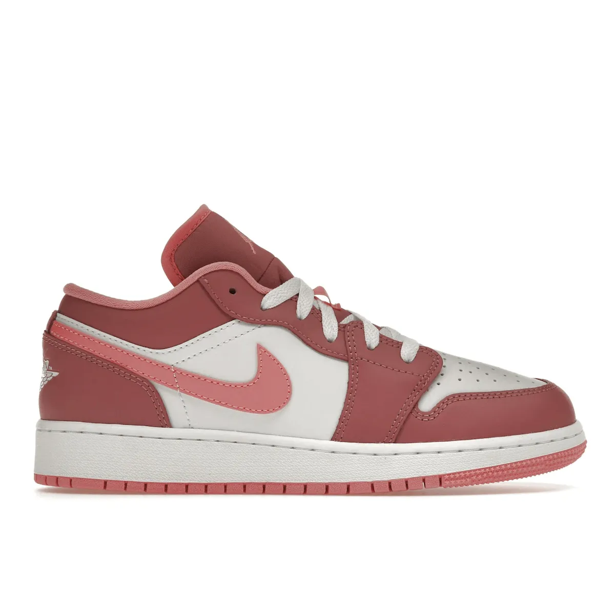 Air Jordan 1 Low Desert Berry Platform Sole Full Court