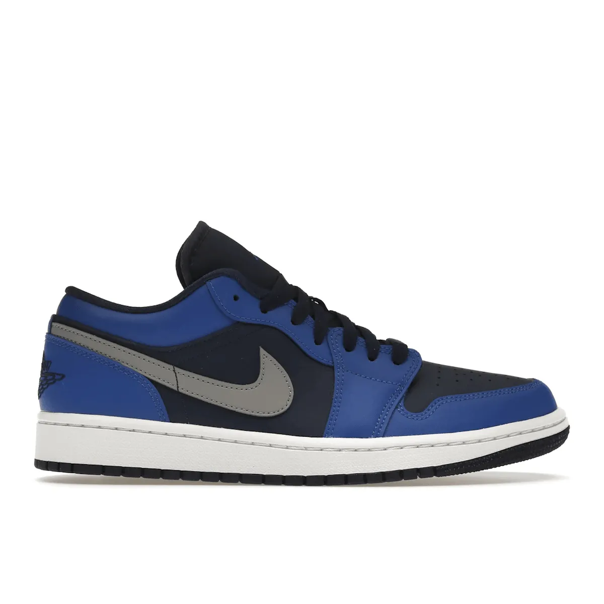 Athlete Focus Build Mid Top Air Jordan 1 Low Game Royal Blue Void