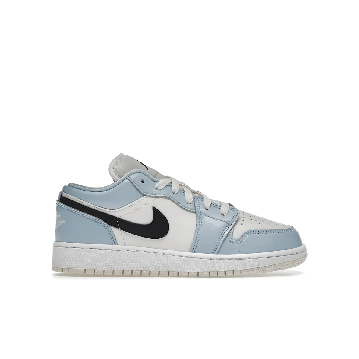 Air Jordan 1 Low Ice Blue Black Relaxed Fit