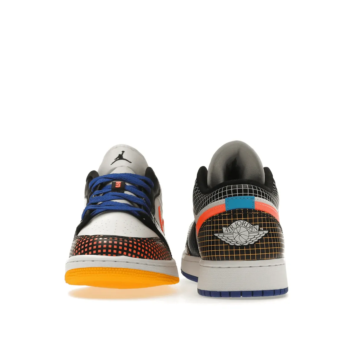 Air Jordan 1 Low MMD Multi-Color Grid Stylish Footwear