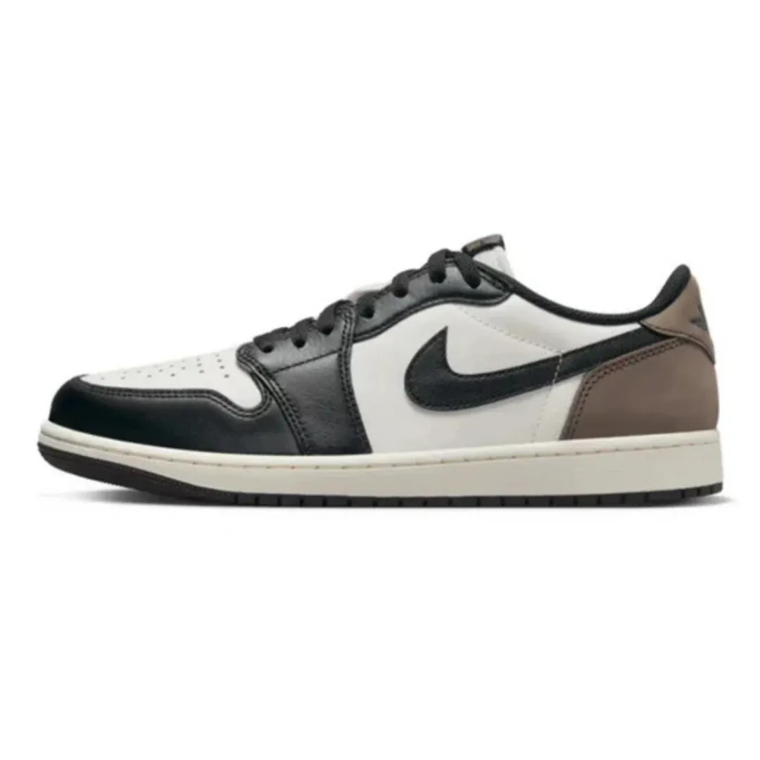 Plush flexibility Durable Material Air Jordan 1 Low OG 'Mocha'