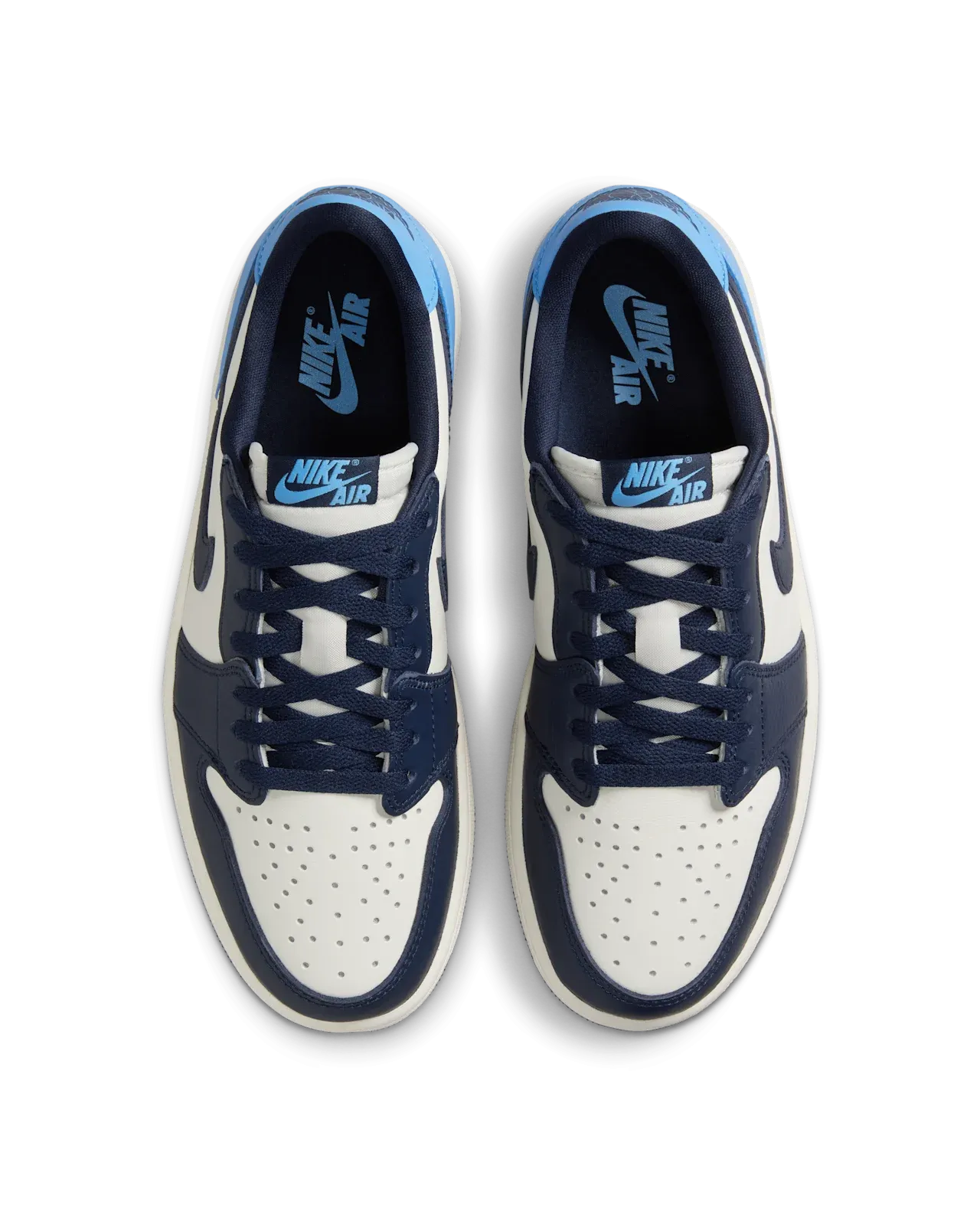 Air Jordan 1 Low OG Obsidian UNC All-day arch support