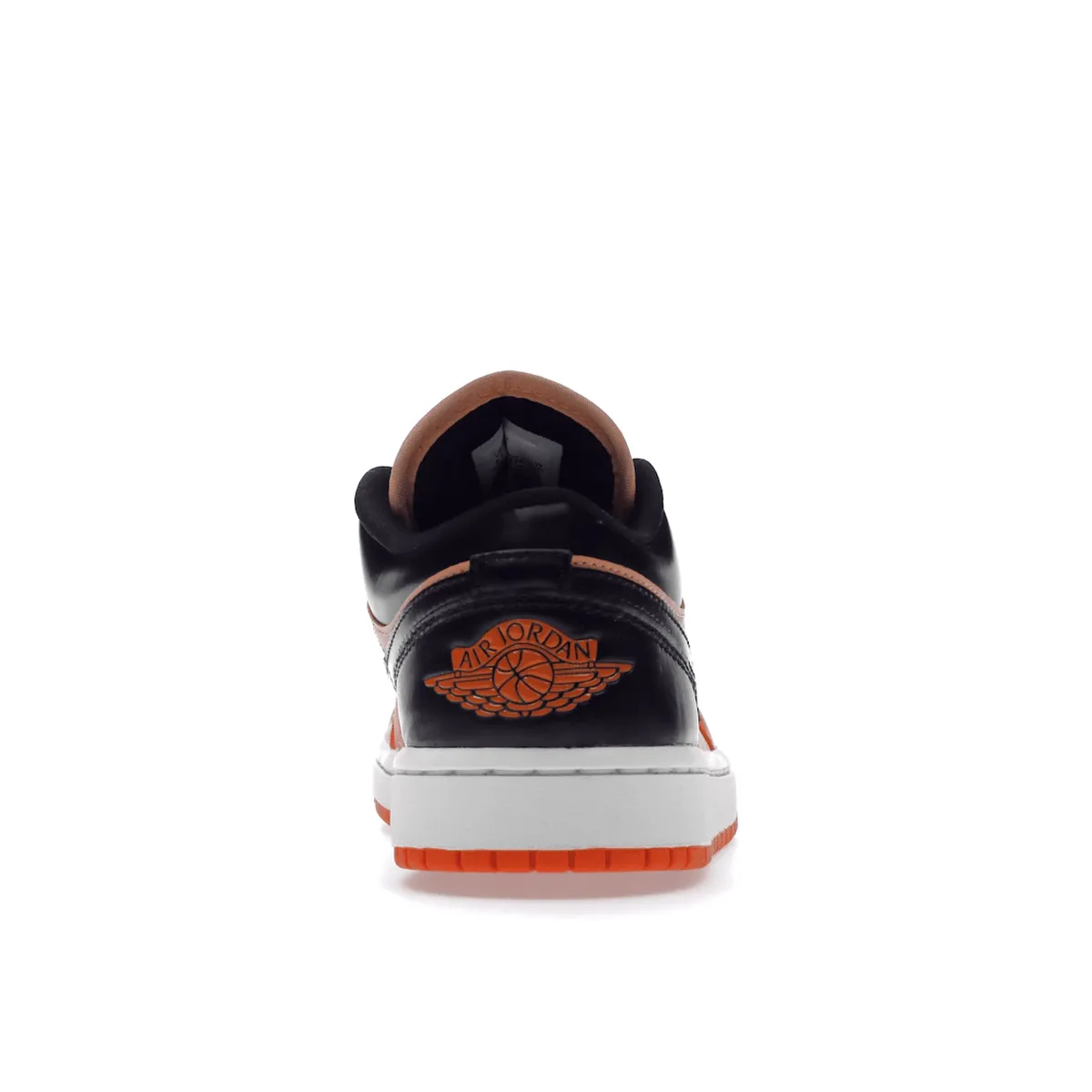 Air Jordan 1 Low Orange Black Heel Foam Core