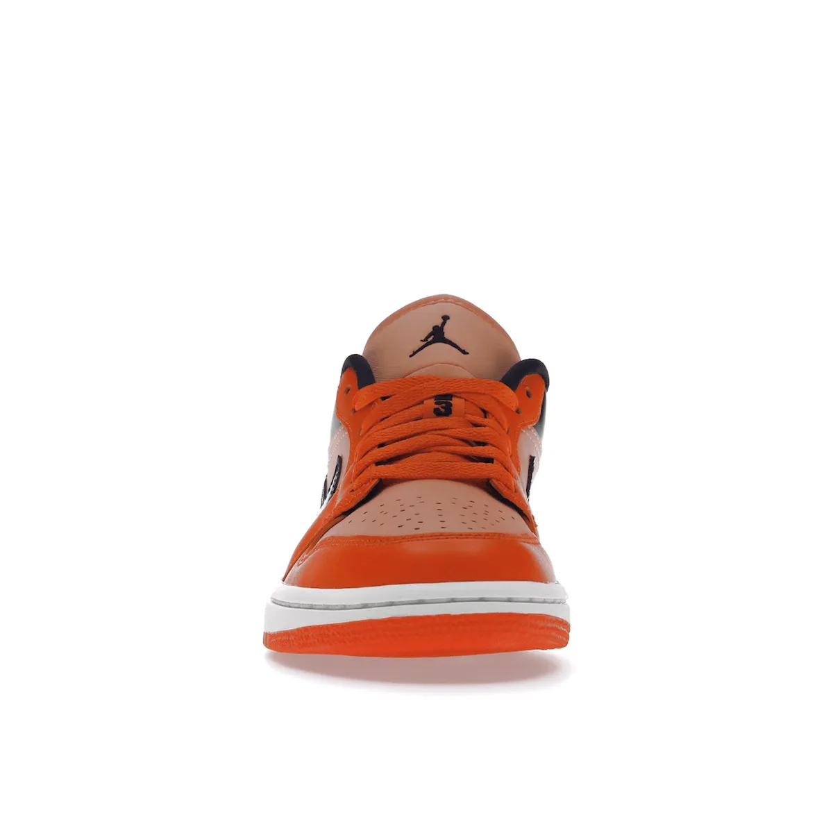 Air Jordan 1 Low Orange Black Heel Foam Core
