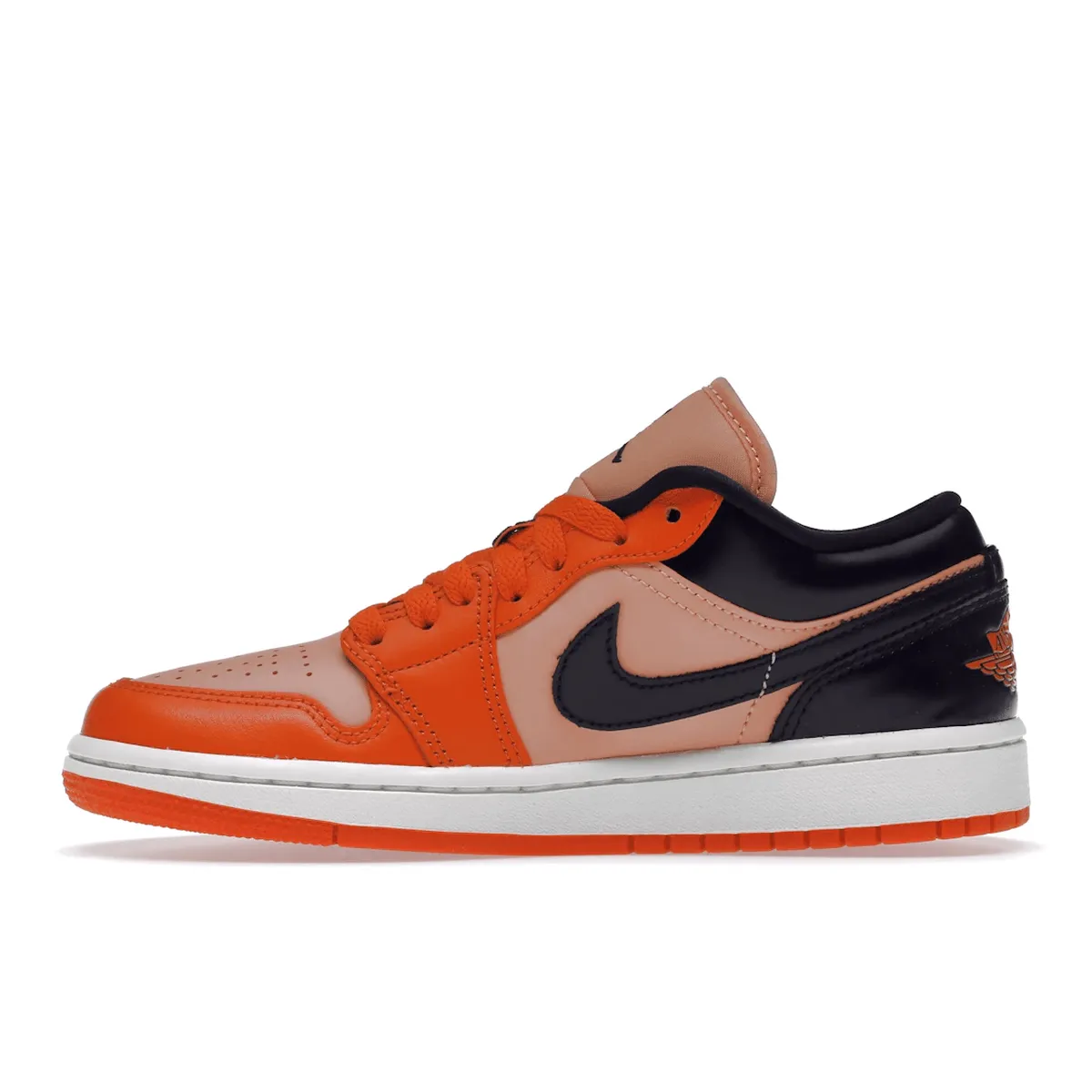 Air Jordan 1 Low Orange Black Heel Foam Core