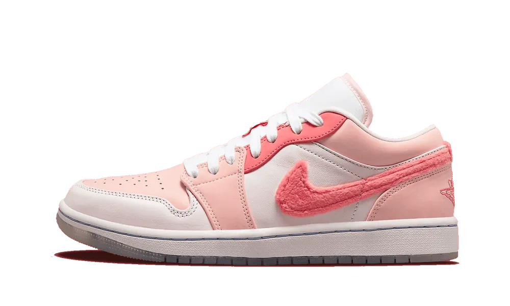 Air Jordan 1 Low Pink Mighty Swooshes TPU Heel Counter