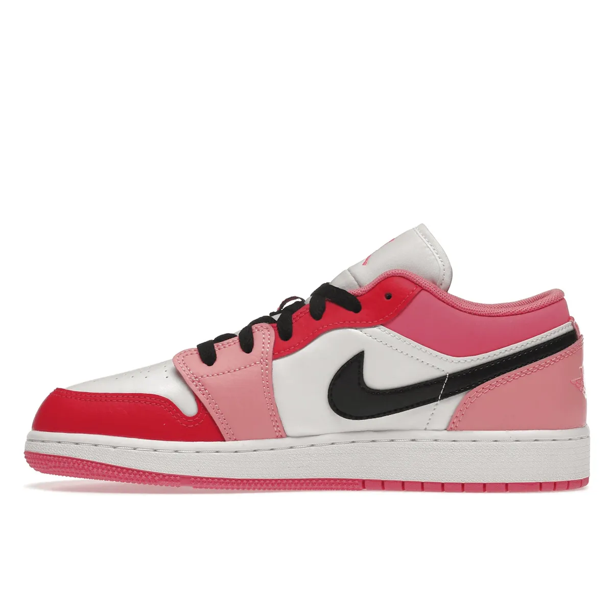 Air Jordan 1 Low Pink Red Impact Zone Cushion