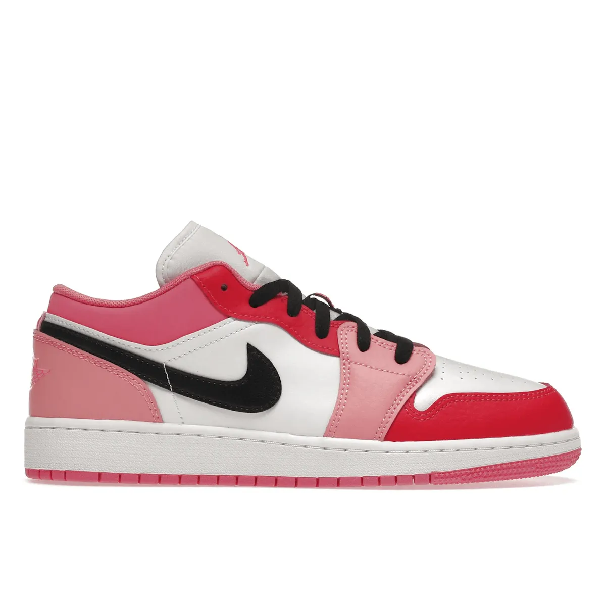 Wear resistant Strong Stitching Air Jordan 1 Low Pink Red