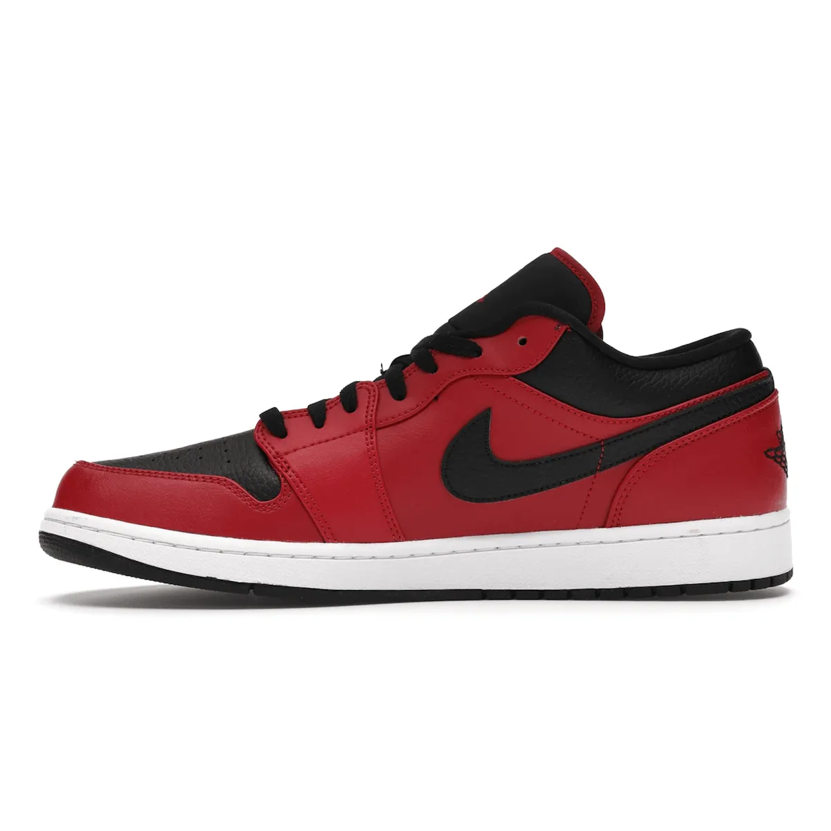 Air Jordan 1 Low Reverse Bred Pebbled Swoosh Speed Fit