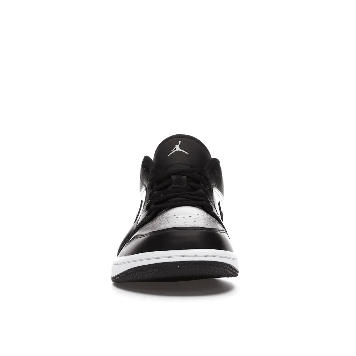Air Jordan 1 Low SE Black Metallic Silver Low Ankle Style