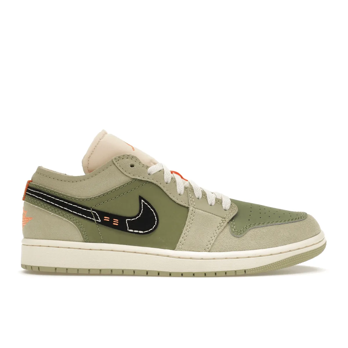 Power Shot Air Jordan 1 Low SE Craft Light Olive