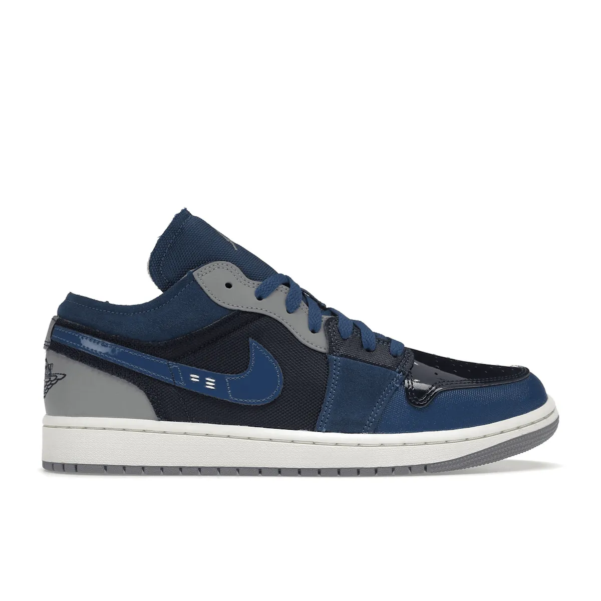 Air Jordan 1 Low SE Craft Obsidian French Blue Ashen Slate White Comfortable buckles