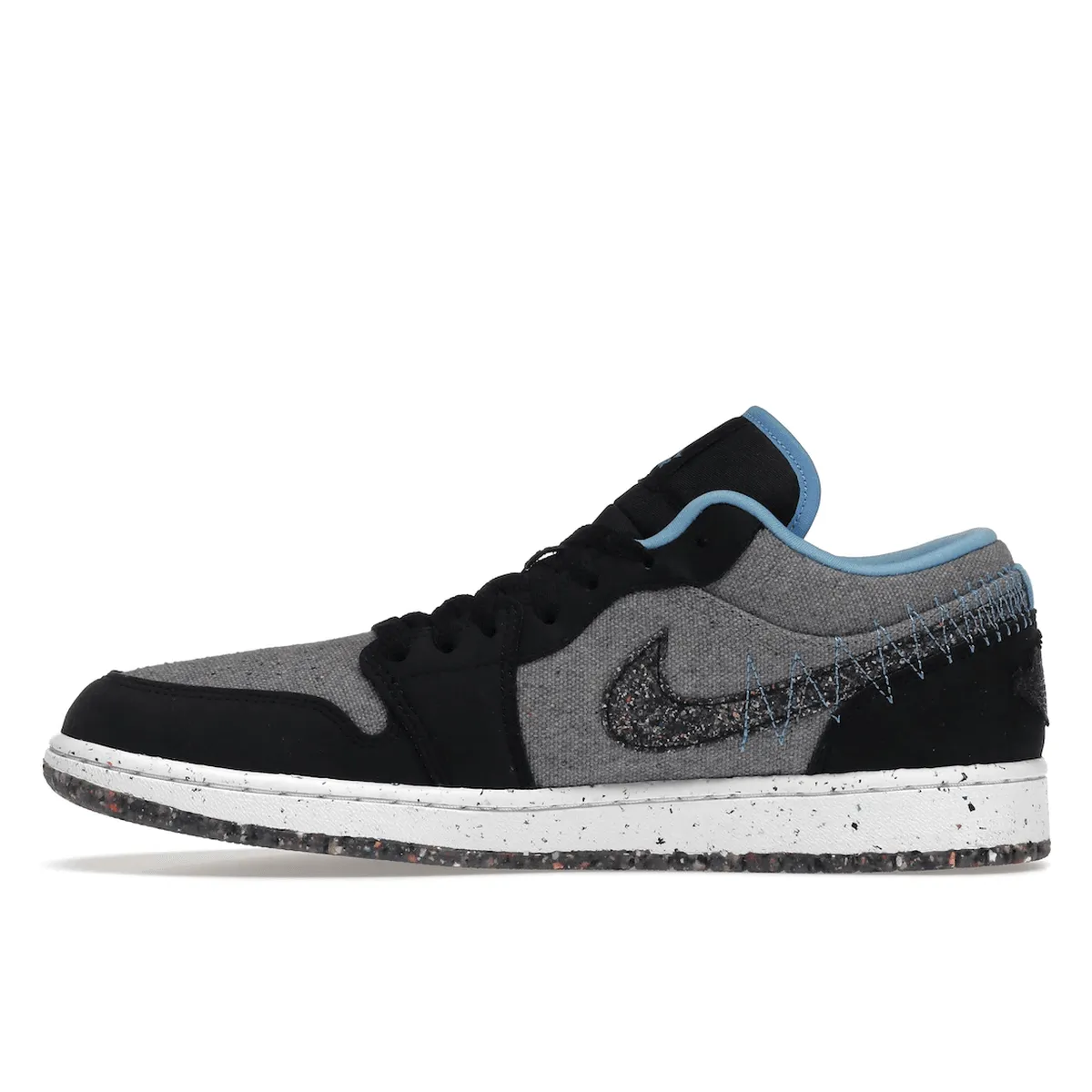 Air Jordan 1 Low SE Crater Grey University Blue Soft Lining