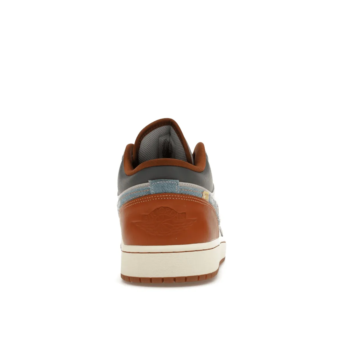 Air Jordan 1 Low SE Phantom Repaired Denim Swoosh Anti Slip Feature