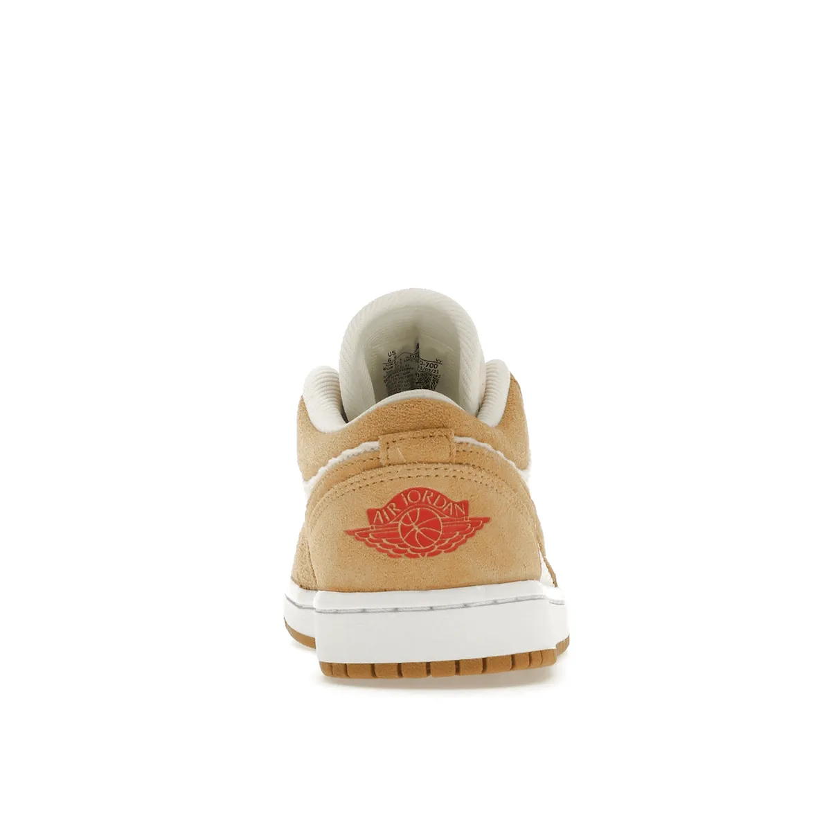 Air Jordan 1 Low SE Twine Orange Quartz Corduroy Breathable Lining