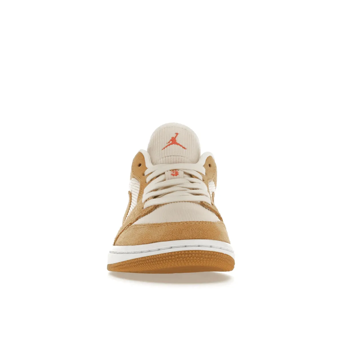 Air Jordan 1 Low SE Twine Orange Quartz Corduroy Breathable Lining