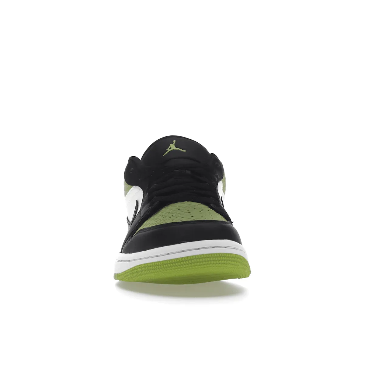 Air Jordan 1 Low Snakeskin Vivid Green Powerful Performance