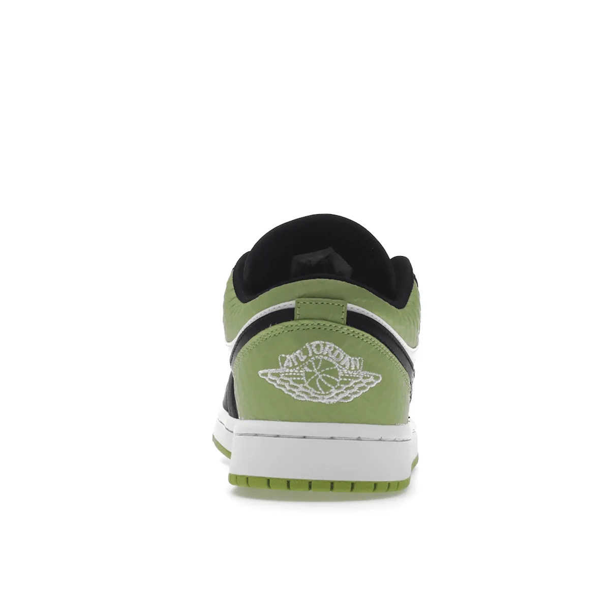 Air Jordan 1 Low Snakeskin Vivid Green Powerful Performance
